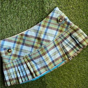 Vintage Abercrombie & Fitch plaid skirt
